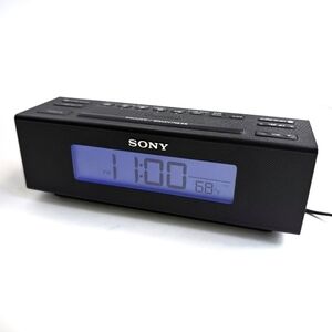 SONY AM FM Nature Sounds WideBan Radio Alarm Clock Dream Machine LED Black